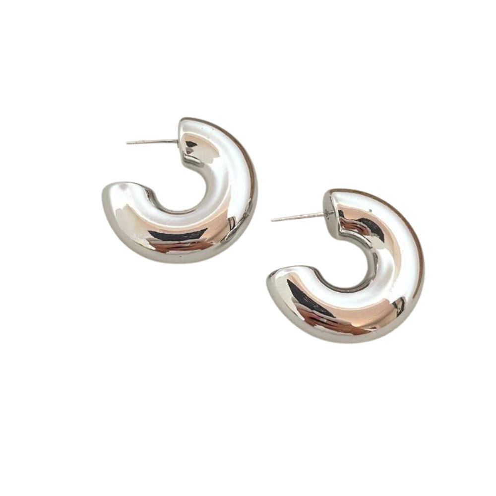 Aretes Luna Dorada