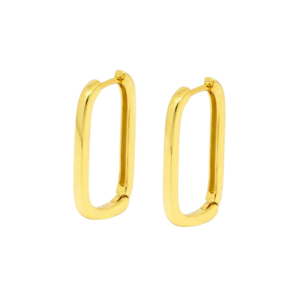 Aretes Líneas de Oro